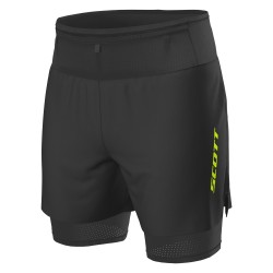 Scott PANTALONCINI SCOTT RC RUN HYBRID black/yellow