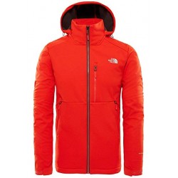 The North Face GIACCA SOFTSHELL CON CAPPUCCIO UOMO KABRU fiery red