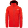 The North Face GIACCA SOFTSHELL CON CAPPUCCIO UOMO KABRU fiery red