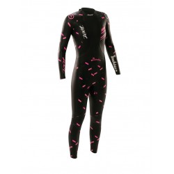 Zoot Women's Wahine 1 Wetsuit black/hot pink muta