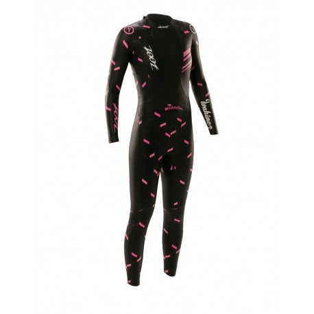 Zoot Women's Wahine 1 Wetsuit black/hot pink muta