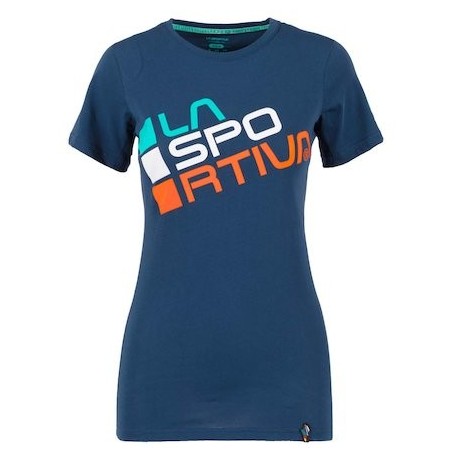 La Sportiva SQUARE T-SHIRT W ABBIGLIAMENTO DA ARRAMPICATA - DONNA OPAL