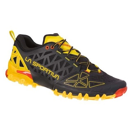 La Sportiva BUSHIDO II FOOTWEAR MOUNTAIN RUNNING - MAN BLACK/YELLOW