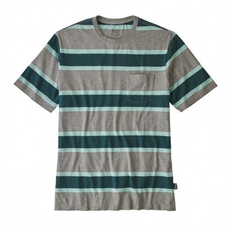 Patagonia Patagonia Men's Squeaky Clean Pocket Tee Rugby: Feather Grey