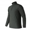 New Balance N Transit Quarter Zip Heather Charcoal