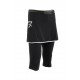 Montura RUN SKIRT + 3/4 WOMAN nero/bianco