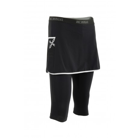 Montura RUN SKIRT + 3/4 WOMAN nero/bianco