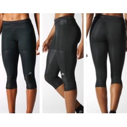 Adidas TIGHT A TRE QUARTI SUPERNOVA NERO