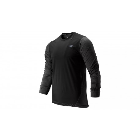 Q Speed Run Crew Pullover Heather Charcoal