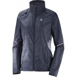 Salomon AGILE WIND JKT WOMAN GRAPHITE
