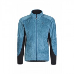 Montura SOFT PILE JACKET blu ottanio