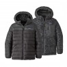 Patagonia Boys' Reversible Down Sweater Hoody FORGE GREY