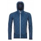 Ortovox FLEECE SPACE DYED HOODY M blue sea blend
