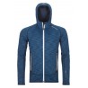 Ortovox FLEECE SPACE DYED HOODY M blue sea blend