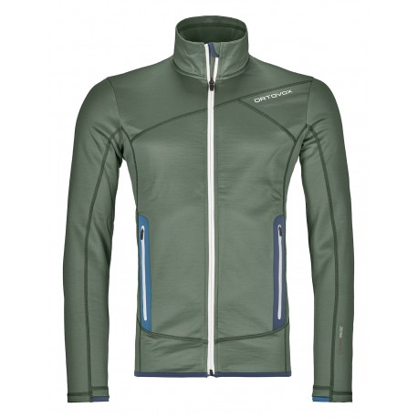 Ortovox FLEECE JACKET M MERINO FLEECE GREEN FOREST