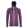 Ortovox FLEECE SPACE DYED HOODY W DARK BLOOD BLEND