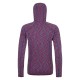 Ortovox FLEECE SPACE DYED HOODY W DARK BLOOD BLEND