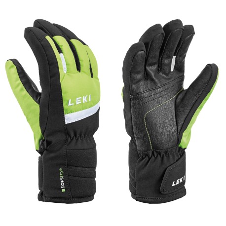 Leki MAX JUNIOR guanti black/lime/white