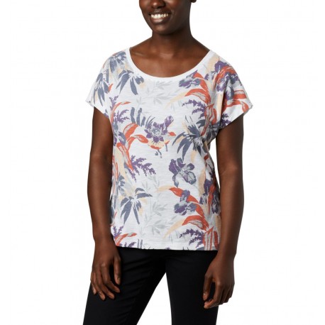 ColumbiaT-shirt High Dune W White, Leafscape