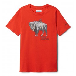 COLUMBIA T-shirt Peak Point™ da bambino Wildfire Sharkalo Dark Mountain Sharkalo