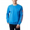 Columbia Logo Fleece Crew M Azure Blue Heather, Wildfire