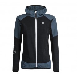 Montura WIND REVOLUTION HOODY JACKET W nero/blu cenere
