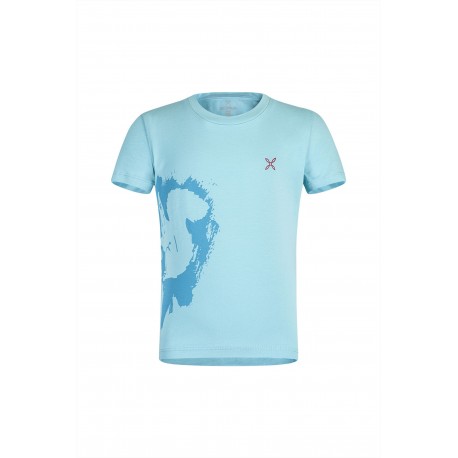 Montura WILD T-SHIRT BABY  BLU CENERE/ROSSO