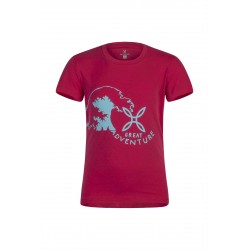 Montura ADVENTURE T-SHIRT KIDS ROSA SUGAR/ICE BLUE