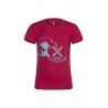 Montura ADVENTURE T-SHIRT KIDS ROSA SUGAR/ICE BLUE