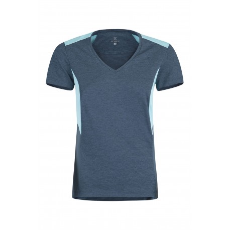 Montura OUTDOOR DOMINO C.FIT T-SHIRT W BLU CENERE/ICE BLUE