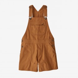 Patagonia Women's Stand Up Overalls - 5" umber brown
