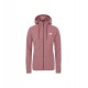 The North Face FELPA DONNA MEZZALUNA CON CAPPUCCIO E CERNIERA A TUTTA LUNGHEZZA mesa rose s.