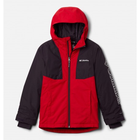 Columbia Giacca da sci Timber Turner™ per ragazzo Dark Purple, Mountain Red