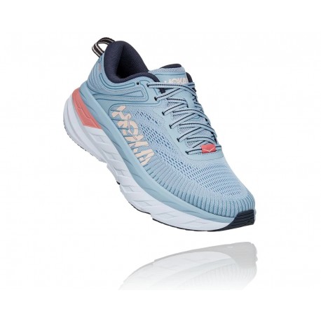 HOKA UOMO BONDI 6 BLU/ARANCIO
