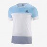 Salomon T-shirt maniche corte da uomo SENSE WHITE / NIGHT SKY / Hawaiian Ocean
