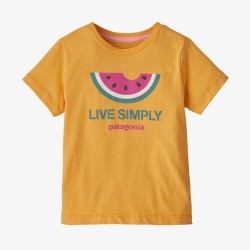 Patagonia Baby Live Simply® Organic Cotton T-Shirt Live Simply Melon: Saffron