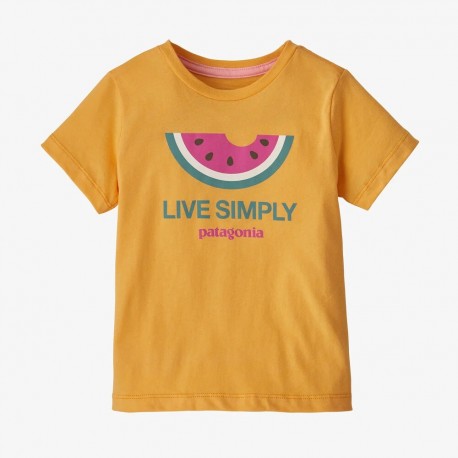 Patagonia Baby Live Simply® Organic Cotton T-Shirt Live Simply Melon: Saffron