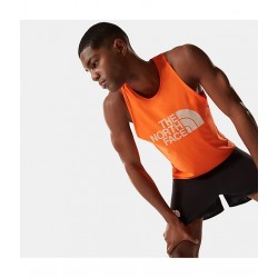 The North Face FLIGHT SERIES™ WEIGHTLESS CANOTTA UOMO shocking orange