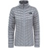 The North Face GIACCA DONNA THERMOBALL™ METALLIC SILVER/TNF BLACK