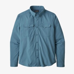 Patagonia Men's Long-Sleeved Self-Guided Hike Shirt Pigeon Blue