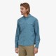 Patagonia Men's Long-Sleeved Self-Guided Hike Shirt Pigeon Blue