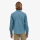 Patagonia Men's Long-Sleeved Self-Guided Hike Shirt Pigeon Blue