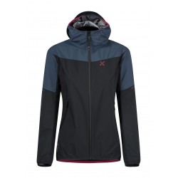 MONTURA AIR ACTIVE HOODY JACKET WOMAN NERO/BLU CENERE