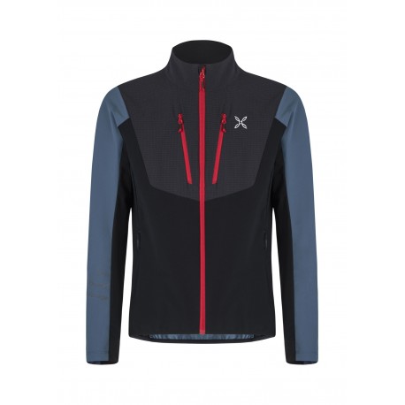 Montura AIR PRO TECH JACKET BLU CENERE/VERDE LIME
