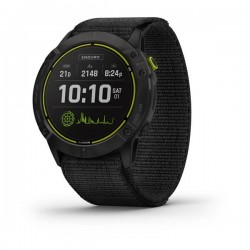 GARMIN  Enduro Carbon Grey DLC Titanium con cinturino UltraFit in nylon nero