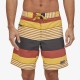 PATATGONIA Men's Wavefarer Boardshorts - 19 Fitz Stripe: Surfboard Yellow