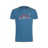 MONTURA SUMMIT T-SHIRT BLU OTTANIO/ROSSO