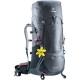 Deuter AIRCONTACT LITE 45+10 SLGRAPHITE-BLACK
