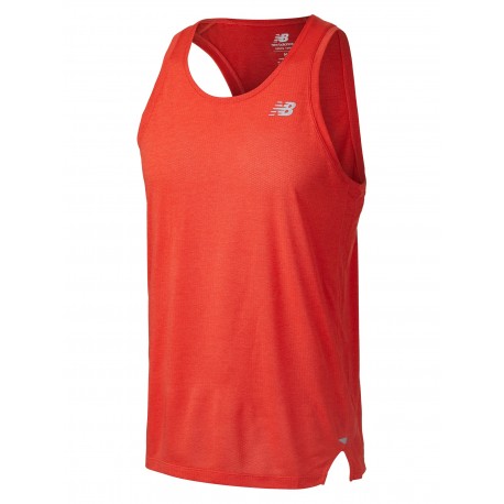 NEW BALANCE  Impact Run Singlet Uomo ORANGE