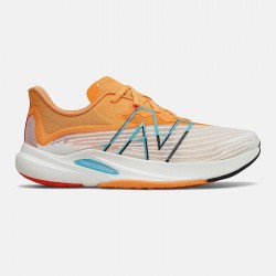 NEW BALANCE FuelCell Rebel v2  White con Habanero